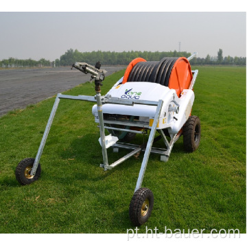 equipamento de irrigação com carretel de mangueira para fazenda inteligente